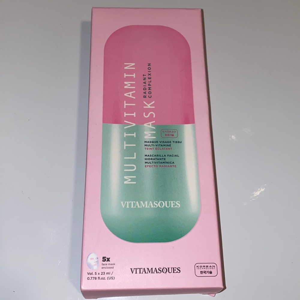 💗VITAMASQUES💗 Multivitamin Radiant Complexion Face Mask •5pack•